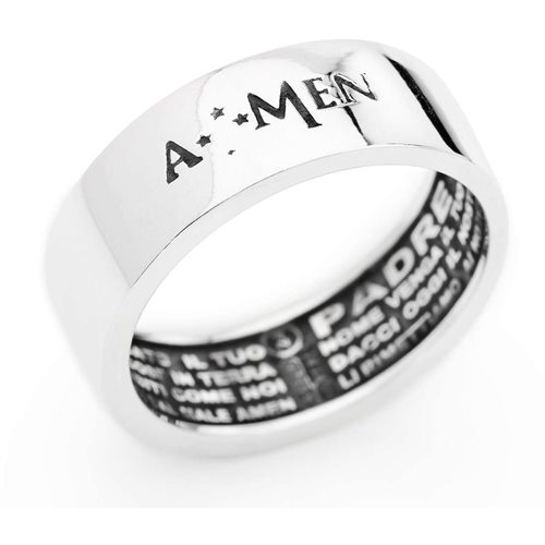 Ring Amen Padre Nostro in Silver APN-14 - APN-14